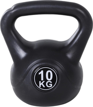 Kettlebell 10 kg per peso per allenamento cross training Nero