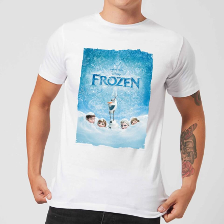 Die Eiskönigin Snow Poster Herren T-Shirt - Weiß - M