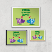 Viva Pinata Wanna Romance Dance Pig Art Print Giclee Art Print - A3 - Black Frame