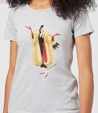 Disney 101 Dalmatiner Cruella De Vil Damen T-Shirt - Grau - S