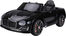 Macchina elettrica modello Bentley per bambini con portiere nero