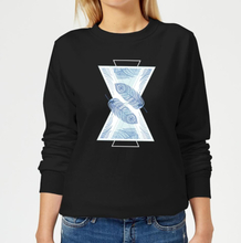 Barlena Feathers Women's Sweatshirt - Black - 5XL