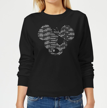 Danger Mouse Word Face Women's Sweatshirt - Black - 5XL