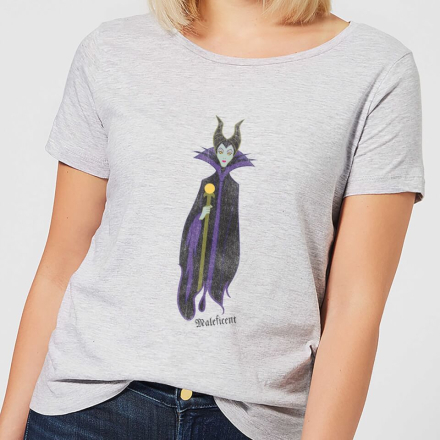 Disney Sleeping Beauty Maleficent Classic Women's T-Shirt - Grey - S