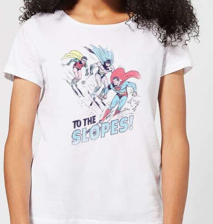 DC To The Slopes! Women's Christmas T-Shirt - White - XXL - White