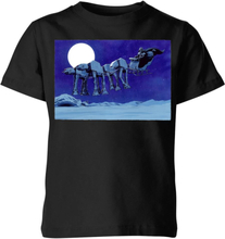 Star Wars AT-AT Darth Vader Sleigh Kids' Christmas T-Shirt - Black - 3-4 Jahre