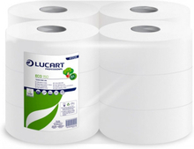 Bancale da 24 confezione da 12 rotoli carta igienica mini Jumbo Eco Lucart