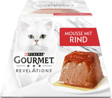 Gourmet Revelations Mousse Katzenfutter 4 x 57 g - Rind