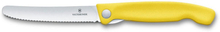 Coltello pieghevole seghettato giallo - Victorinox Swissclassic