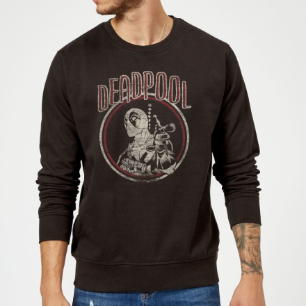 Marvel Deadpool Vintage Circle Pullover - Schwarz - XL