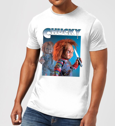 Chucky Nasty 90's Men's T-Shirt - White - XXL - White