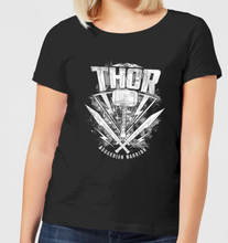 Marvel Thor Ragnarok Thor Hammer Logo Damen T-Shirt - Schwarz - S