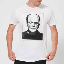 Universal Monsters Frankenstein Portrait Men's T-Shirt - White - 5XL