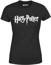 Harry Potter Logo Black Women's T-Shirt - XL