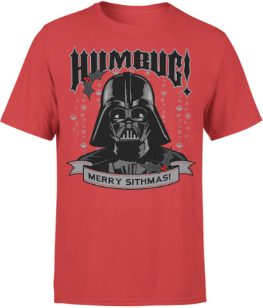Star Wars Weihnachten Darth Vader Humbug! T-Shirt - Rot - L