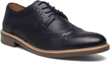 Nuvi Brouge Shoes Business Brogues Black Hush Puppies