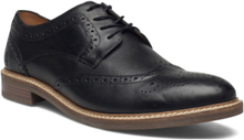 Nuvi Brouge Shoes Business Brogues Black Hush Puppies