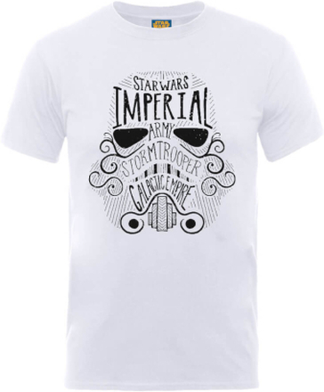 Star Wars Imperial Army Storm Trooper Galactic Empire T-Shirt - White - XL