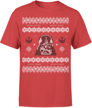 Star Wars Weihnachten Darth Vader T-Shirt - Rot - S