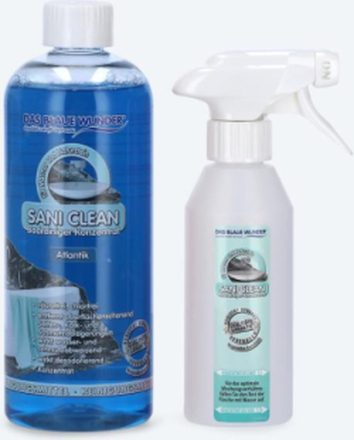 Das blaue Wunder Sani Clean Bad-Reiniger 750 ml + Sprühflasche