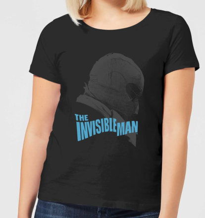 Universal Monsters The Invisible Man Greyscale Women's T-Shirt - Black - 5XL - Black