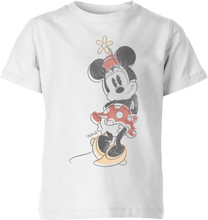 Disney Minnie Offset Kids' T-Shirt - White - 3-4 Years - White