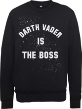 Star Wars Darth Vader Is The Boss Sweatshirt - Black - S - Black