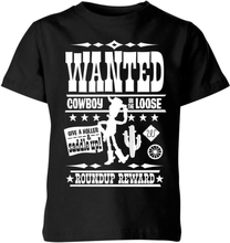 Toy Story Wanted Poster Kids' T-Shirt - Black - 3-4 Years - Black