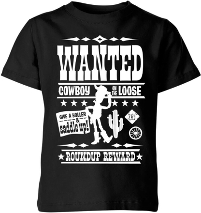 Toy Story Wanted Poster Kids' T-Shirt - Black - 7-8 Years - Black