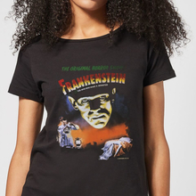 Universal Monsters Frankenstein Vintage Poster Women's T-Shirt - Black - 3XL - Black