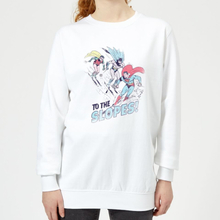 DC To The Slopes! Women's Christmas Jumper - White - XS