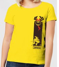 Samurai Jack Samurai Stripe Women's T-Shirt - Yellow - XXL - Yellow