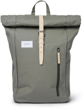 Sandqvist Dante Rugzak Dusty Green With Natural Leather