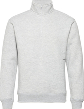 Ken Half Zip Sweatshirt Sweat-shirt Genser Grå Soulland*Betinget Tilbud