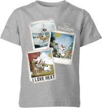 Disney Frozen Olaf Polaroid Kids' T-Shirt - Grey - 3-4 Years