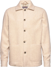 Shaggy Shirt Jacket Designers Coats Wool Coats Beige Morris
