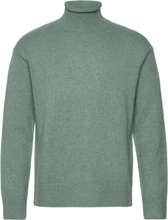 Logmar Roll Neck Knit Knitwear Turtlenecks Grønn Bertoni*Betinget Tilbud