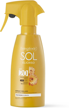 SOL Elicriso - Spray solare - protegge e idrata - con estratto di Elicriso di Tenuta Massaini - protezione media SPF20 - water resistant