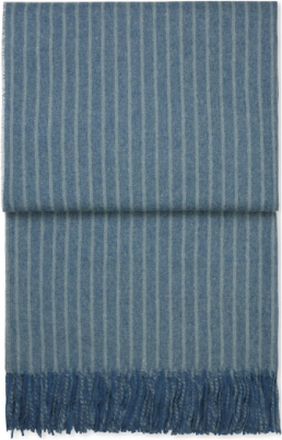 Stripes Plaid Home Textiles Cushions & Blankets Blankets & Throws Blue ELVANG