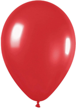 100 stk 23 cm MEGAPACK - Rød Metallic Ballonger