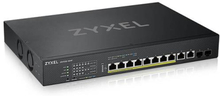 Zyxel XS1930-12HP, 8-port Multi-Gigabit Smart Managed PoE Switch 375Watt 802.3BT, 2x10GbE + 2xSFP+