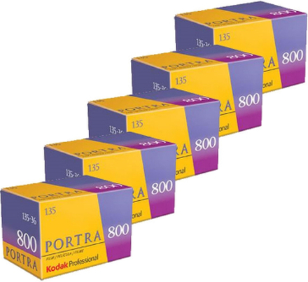 Kodak Portra 800 135-36 5-pack, Kodak