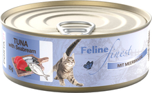 5 + 1 gratis! Feline Finest Katzen Nassfutter 6 x 85 g - Thunfisch mit Meerbrasse