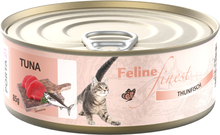 5 + 1 gratis! Feline Finest Katzen Nassfutter 6 x 85 g - Thunfisch