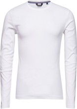 Basic Tee O-Neck L/S Tops T-shirts Long-sleeved White Lindbergh