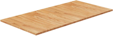 vidaXL Bänkskiva badrum ljusbrun 100x50x1,5 cm behandlat massivt trä