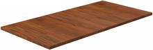 vidaXL Bänkskiva för badrum mörkbrun 80x40x1,5cm behandlat massivt trä