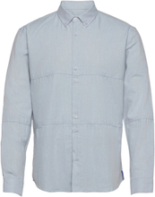 Alvar Cotton Shirt Skjorte Uformell Blå FRENN*Betinget Tilbud