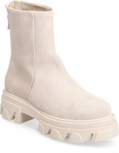 Maryann Bootie Shoes Boots Ankle Boots Ankle Boot - Flat Creme Steve Madden*Betinget Tilbud