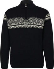 Moritz Masc Sweater Knitwear Half Zip Pullover Svart Dale Of Norway*Betinget Tilbud